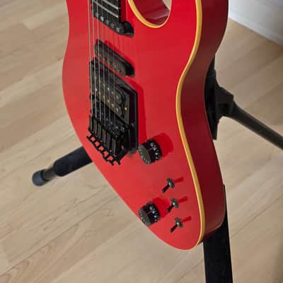 Gibson U2 1987 Ferrari Red HSS American U-2 Super Strat USA Custom Jackson Lawsuit Headstock Soloist Design SL1 image 9