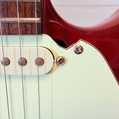 Alvarez Classic Custom HSS Electric Guitar – Red Strat-Style Workhorse Mid-1990s (circa 1995) image 3