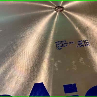 Paiste Vault Release 0115: Formula 602 Blue Label 20" Heavy FlatRide Flat Ride COLLECTOR GRADE HOLY GRAIL GEM! image 21