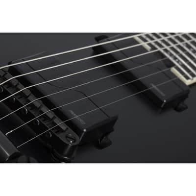 Schecter E-1 SLS Evil Twin Guitar w/ Fishman Fluence Pickups - Satin Black image 7