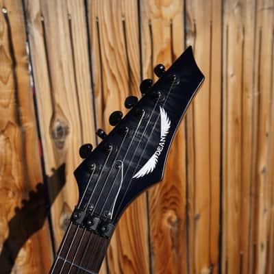 Dean Exile Select Floyd Neck Thru Archtop GTBB Gloss Trans Black Burst 6-String image 4
