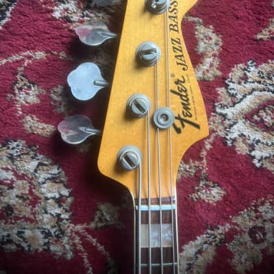 1974 Fender Jazz Bass Completely original with case and covers - light weight image 7