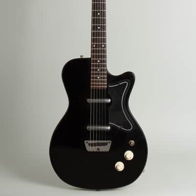 Danelectro U-2 Frankenstein Solid Body Electric Guitar (1959/1964), black gig bag case. image 1