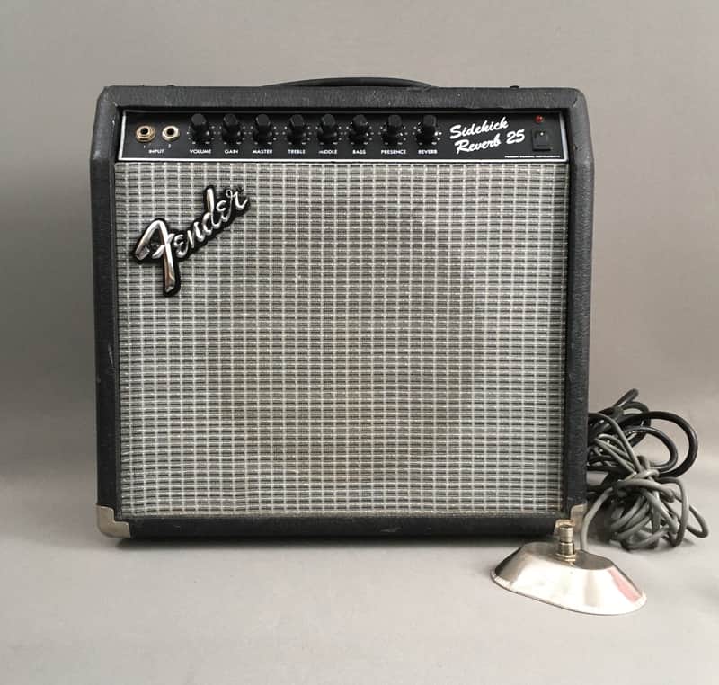 Vintage Fender Sidekick Reverb 25 Black Tolex | Reverb Australia