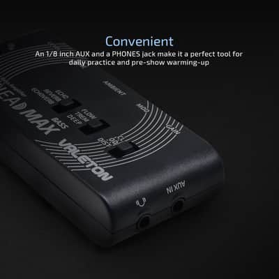 Valeton Rushead Max Bass USB Chargable Portable Pocket Bass Headphone Amp Carry-On Bedroom Plug-In,price include the import duty for US buyer image 5