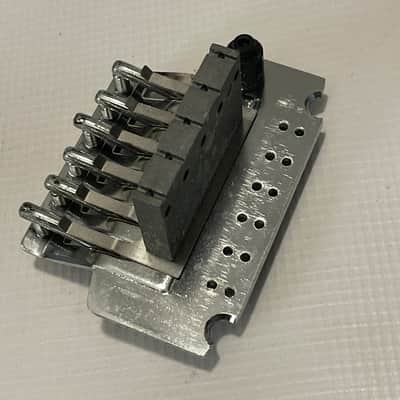 2000's Jackson Dinky Guitars JT-580LP Chrome Licensed Floyd Rose Tremolo Guitar Bridge & Arm image 8