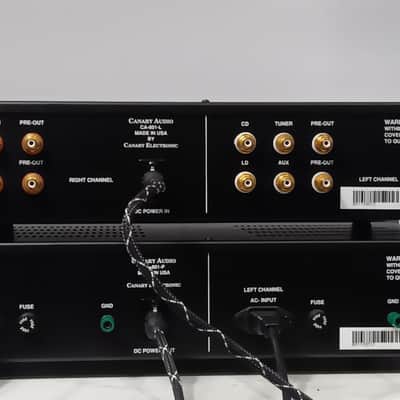 Tube Preamp Canary Audio CA-801L & Power Supply CA-801P. NOS Warranty 1 year image 8