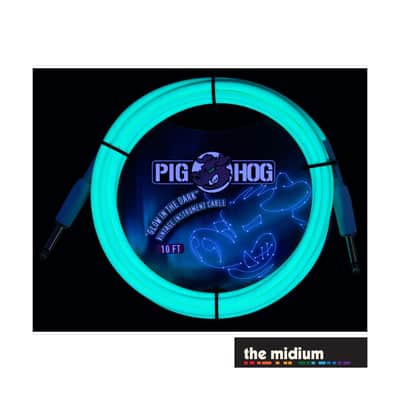 Pig Hog Glow-In-The-Dark Instrument Cable – (Multiple Lengths) - PCH20GLO 20' (20 ft.) image 3