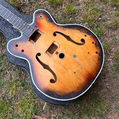 Vintage 1967 Gretsch 6187 Viking Project Husk w/ Case image 3