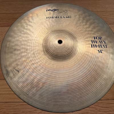 Vintage ‘83 Paiste 602 Blue Label 14” Heavy Hi Hat image 2