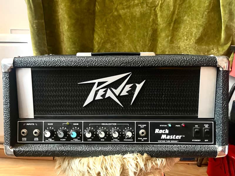 Peavey Rockmaster head 120watts tubes 1984 image 1