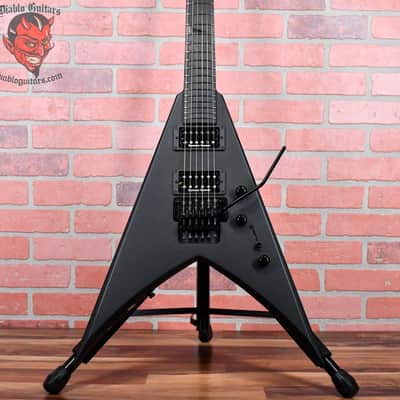 Jackson USA Custom Shop KV2 King V MAH Reverse Headstock 2021 Matte Black w/OHSC image 1