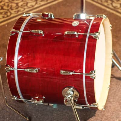 Slingerland Studio King Royal Crimson Lacquer Drum Set - 14x18,8x12,14x14 image 2