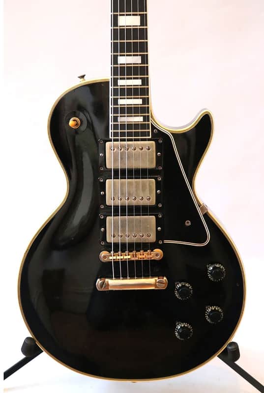 1957 Gibson Les Paul Custom “Black Beauty” – 3 Pickup – All Original – Early Example image 1