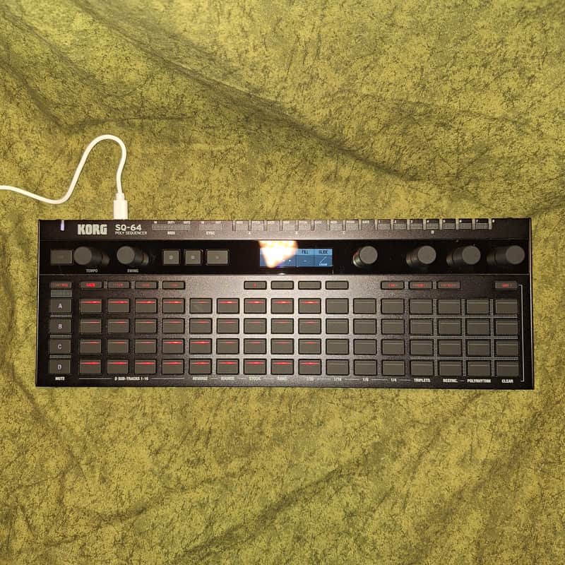Korg SQ64 Polyphonic Sequencer 2020 - Present - Black image 1