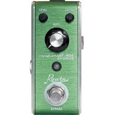 Rowin LEF-604 Analog Chorus uses rare MN3007 CHIP/BBD Guitar Pedal Bypass 600 Series Their NiceStuff image 2