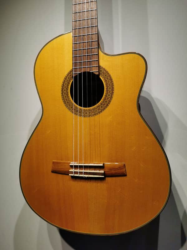 Valencia Custom CG50 CE 2000s Natural Classical Guitar With