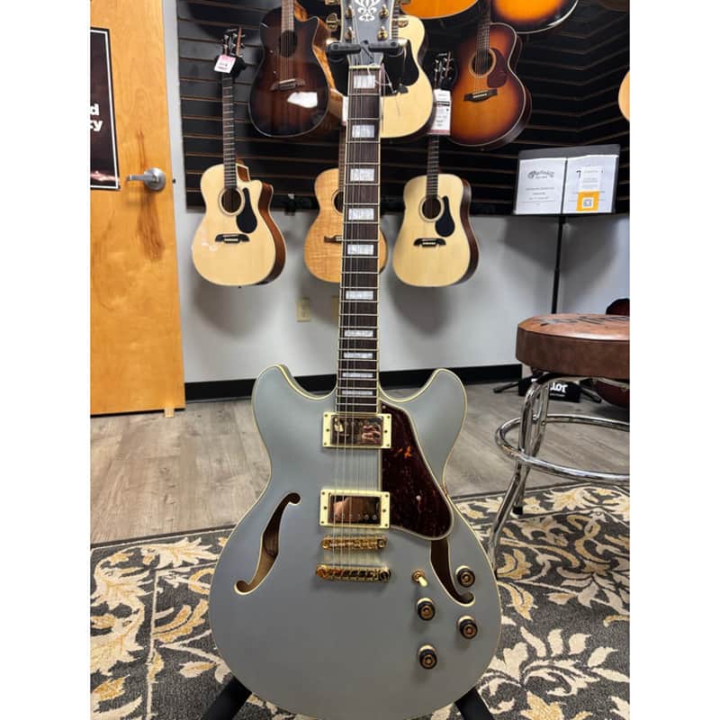 Ibanez AS73G Moonsilver Semi Hollow Electric image 1