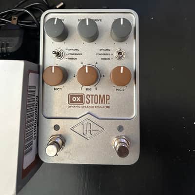 Universal Audio OX Stomp Dynamic Speaker Emulator 2023 - Present - Silver image 3