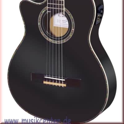 Ortega Family Series Pro RCE145L Left-Handed 2020s - Black image 2
