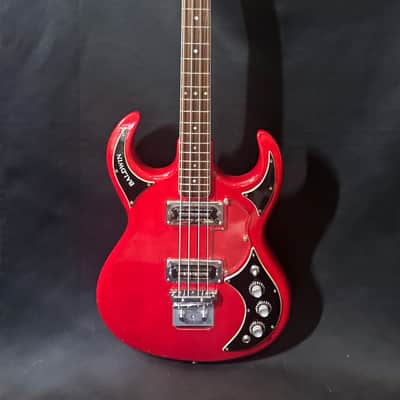 Burns Baldwin Baby Bison Bass - Clean and Original - with Burns Guitar Pickup - Original Case image 23