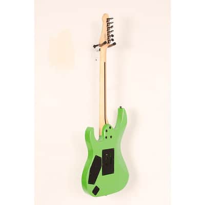 Mitchell HD400 Hard Rock Double Cutaway Electric Guitar Regular Green Lemon image 6