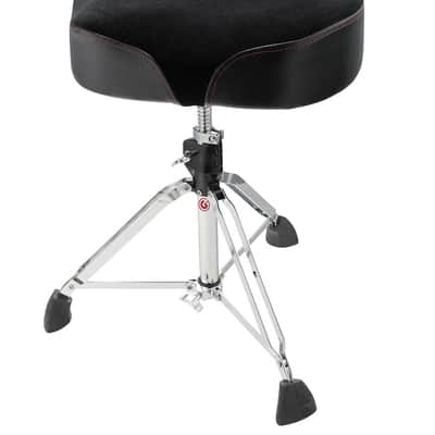 Gibraltar 9808OS-AB 9000 Series 18" Cordura Drum Throne with Height Adjustable Backrest image 2