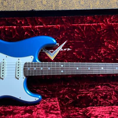 Fender  Custom Shop '66 Strat® Deluxe Closet Classic, Rosewood Fingerboard Aged Lake Placid Blue image 6