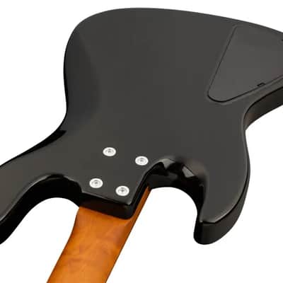 Sadowsky MetroExpress 21-Fret Vintage J/J Bass, Roasted Maple Fingerboard, 4-String - Solid Black High Polish image 6