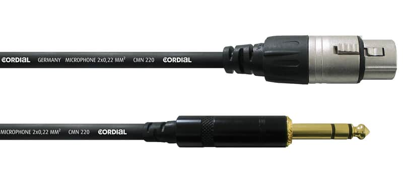 Cordial CFM 0,6 FV Klinke/XLR Female image 1