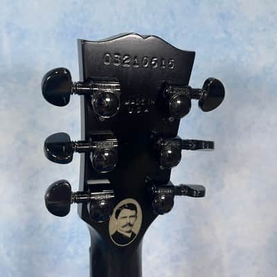 2003 Gibson Les Paul Gothic Black W/Hard Case and EMGs image 14