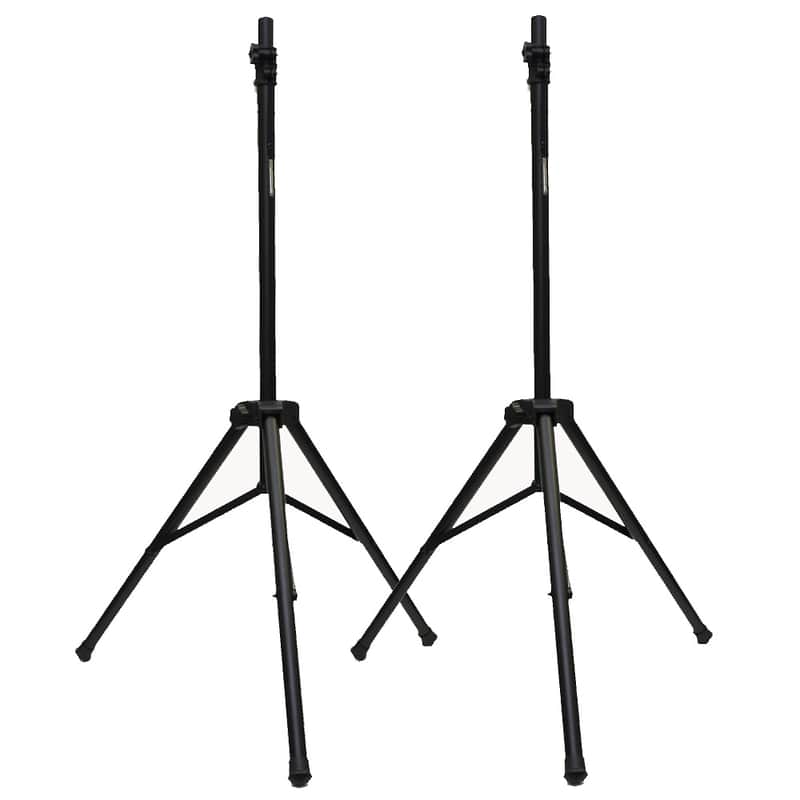 Seismic Audio SpeakerStandsPAIR Steel Tripod Speaker Stands (Pair) image 1