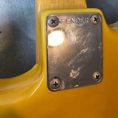 Fender Stratocaster ST62-65 - ORDER MADE - 1986 - Rebel Yellow - Japan MIJ - Yngwie Malmsteen Scalloped image 8