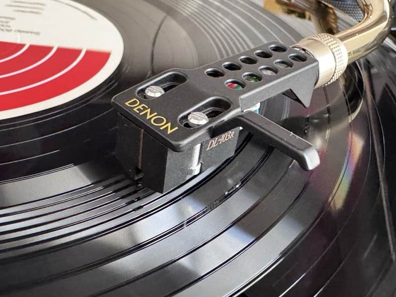 Denon DL-103R Moving Coil (MC) Phono Cartridge & Denon Headshell & Original box