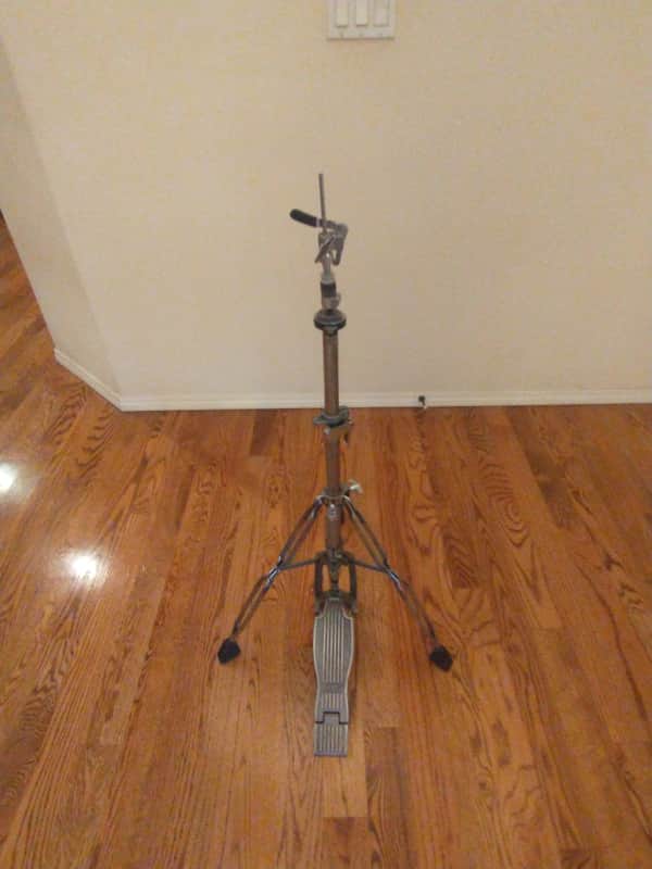 Tama Vintage Lever Glide made in Japan hi hat stand double braced very clean image 1