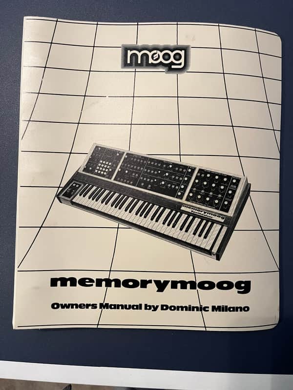 Moog Memorymoog Manual image 1