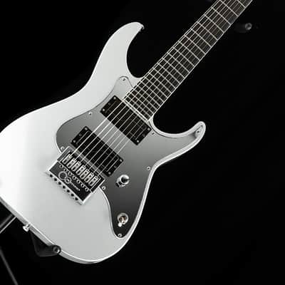 Used ESP Custom Shop Ken Susi M-II 7 String Prototype Silver Metallic image 4