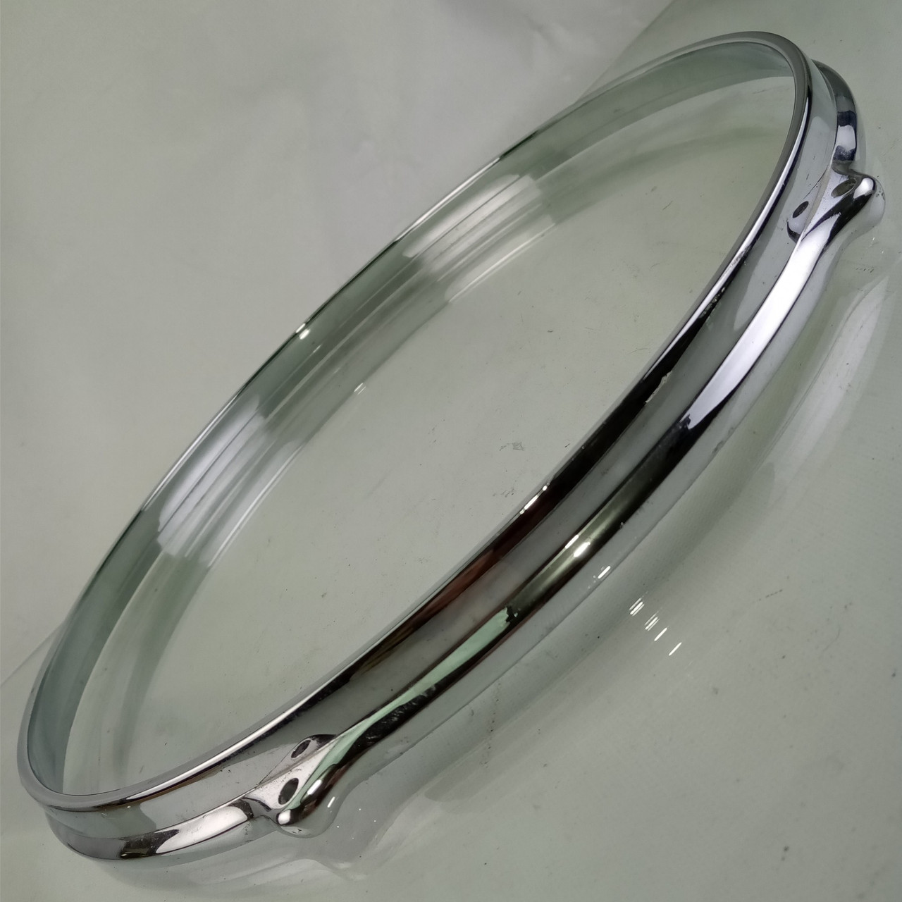 Premier 13" Die-Cast 6-Lug Tom Drum 60-70s Batter/Resonant Rim/Hoop Chrome UK — main photograph