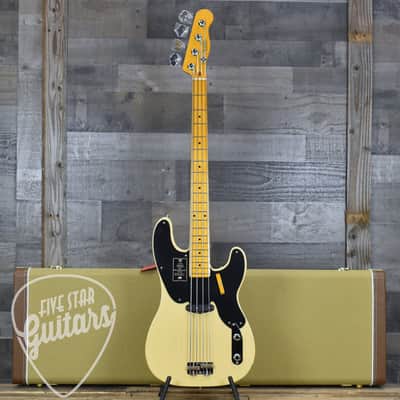 Mint Fender 75th Anniversary American Vintage II 1951 Precision Bass - Butterscotch Blonde with Hardshell Case image 14