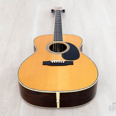1998 Martin Custom 000-28 Brazilian Rosewood w/ Abalone Purfling, Pre-War Inlay & Case image 11