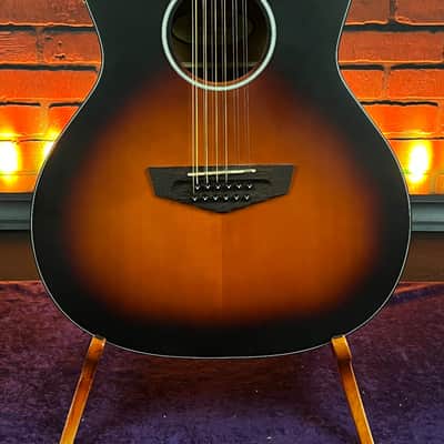 D'Angelico Premier Fulton LS 12-string Acoustic-electric Guitar - Aged Mahogany image 3