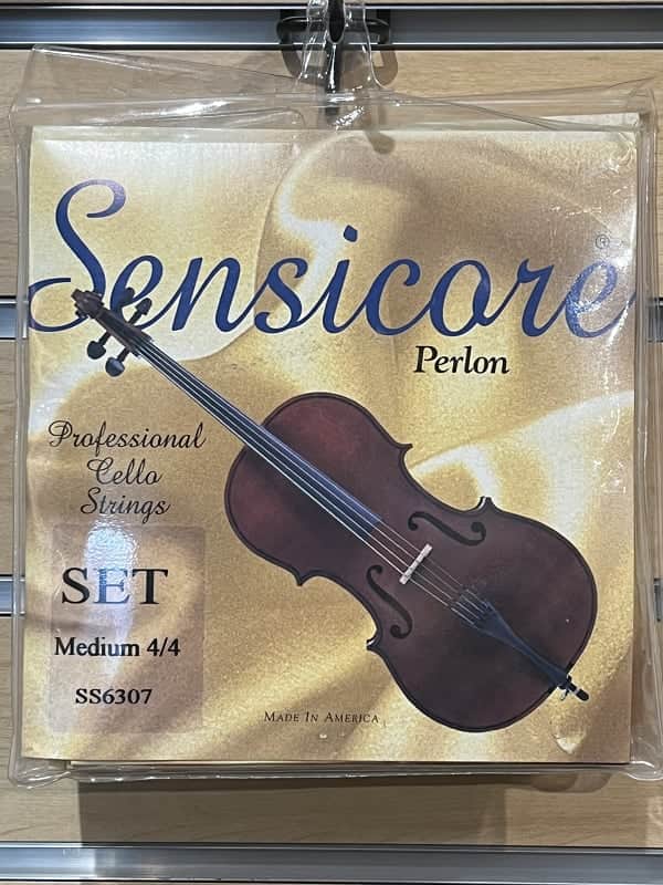 Super-Sensitive Sensicore Perlon Core Professional Cello Strings - 4/4 Size - Medium Tension image 1