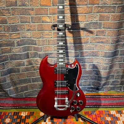 Gibson SG Standard 1973 - Bigsby Cherry Red image 1