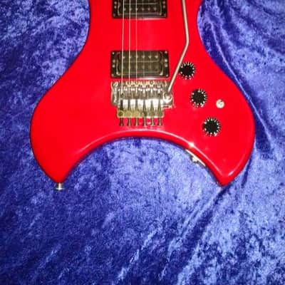 1983 Kramer Floyd Rose Model Non-Tilt Neck Trans Red W/Original Hard Case image 2