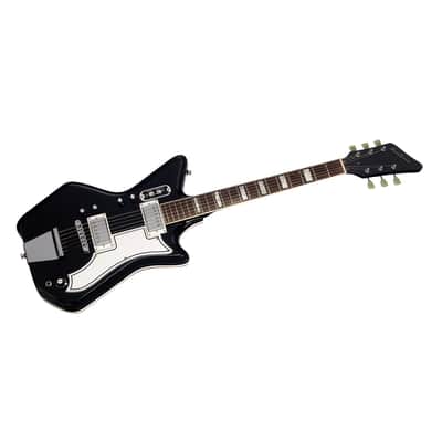 Eastwood Airline '59 2P with Rosewood Fretboard - Jet Black | Reverb