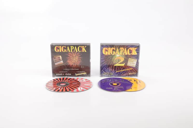 Gigapack Sound Vision Vol. 1&2 CD-ROM for Roland Samplers #34388 image 1