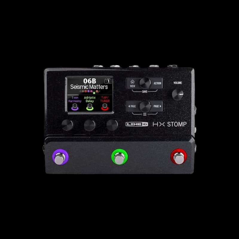 Line 6 HX Stomp Guitar Multi-effects Floor Processor - Black image 1