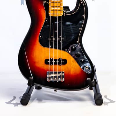 Yamaki Performer Series YJB-500YS Yellow Sunburst Jazz Bass - Late 1970s image 2