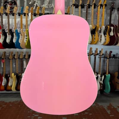 Squier Hello Kitty Dreadnought Acoustic Pink + Strap And Original Box image 6