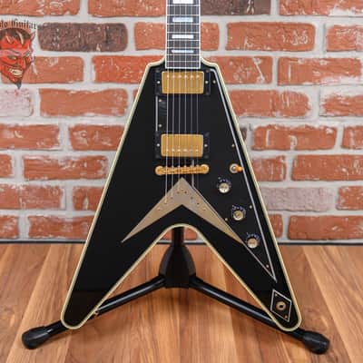 Gibson Custom Art & Historic Flying V Custom “One Of The Forty” Ebony 2002 w/Hard Shell Case image 1
